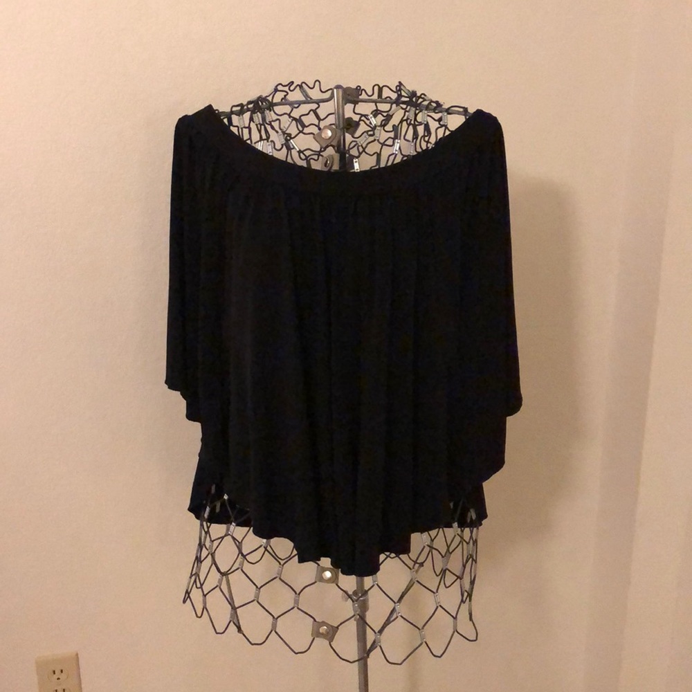 Black cape top